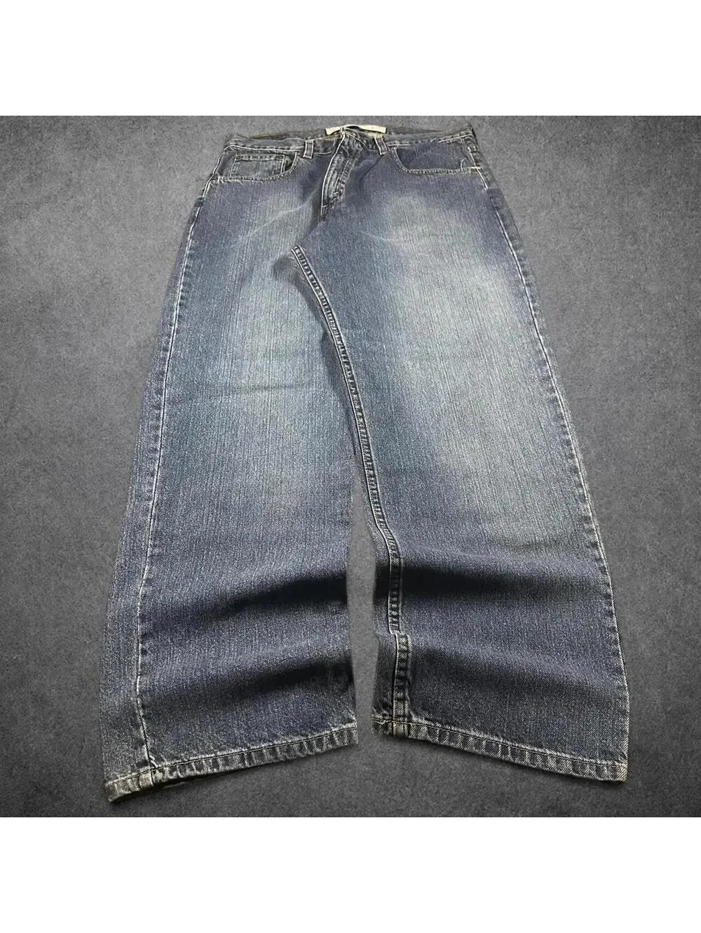 Vintage Y2K skater indie Arizona loose straight baggy jeans - 34x31.5
